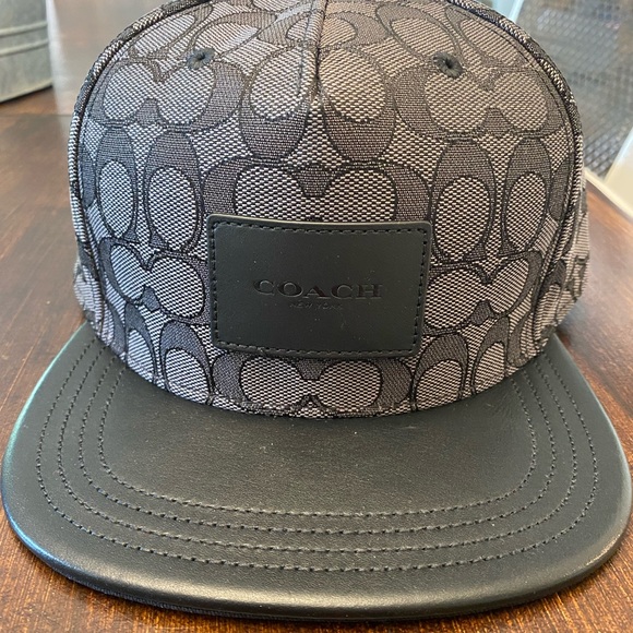 Coach Signature C Design Flat Brim Hat - Picture 1 of 11
